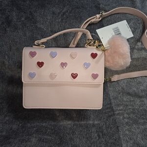 Betsey Johnson Pink Heart Mini Bag